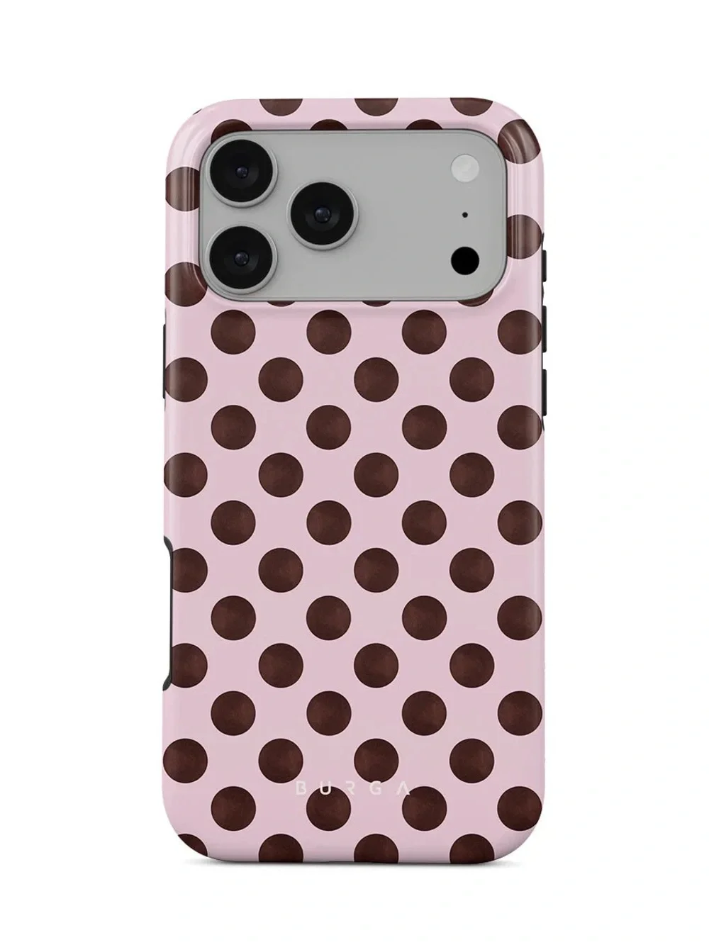NWT BURGA New Crush - iPhone 17 Pro Max Case, Pink Polka Dot Phone Case